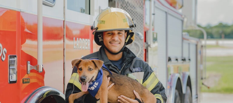 Read more about the article Cayman Islands Fire Service Puppy Photography