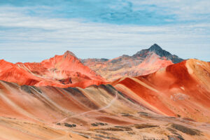 rainbow mountain red valley travel photography peru south america sony a6000