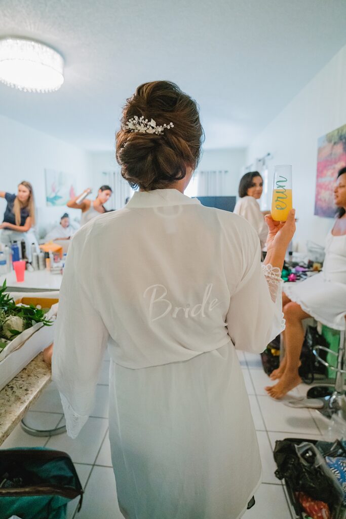 grand cayman wedding photographer bridesmaids getting ready