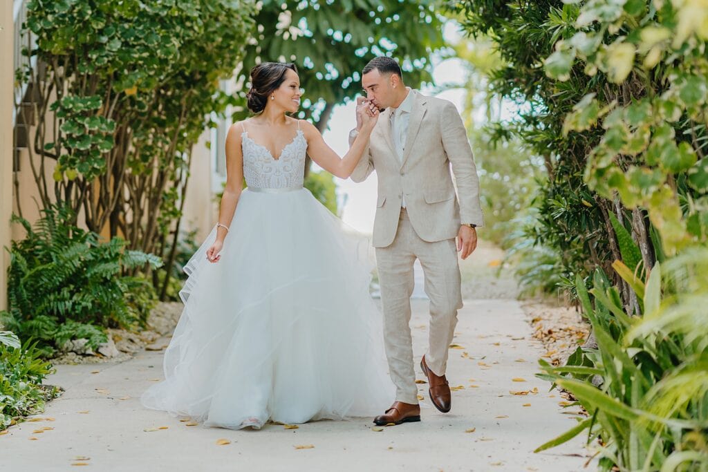 grand cayman wedding photographer first look