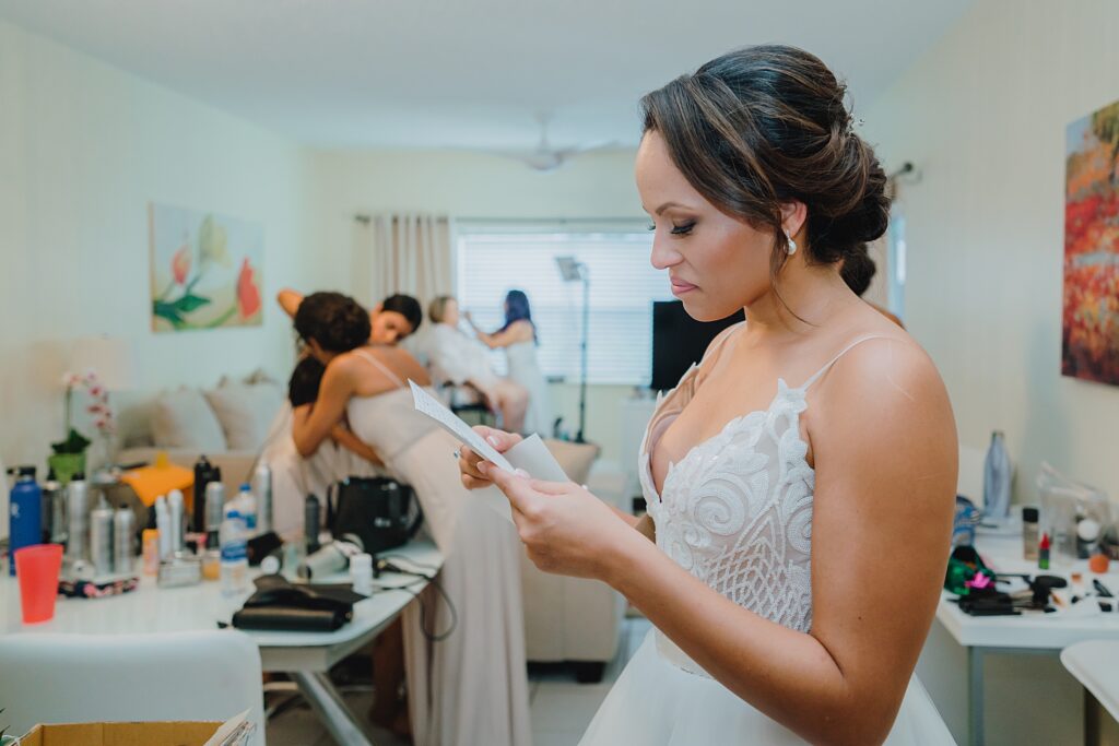 grand cayman wedding photographer bridesmaids getting ready