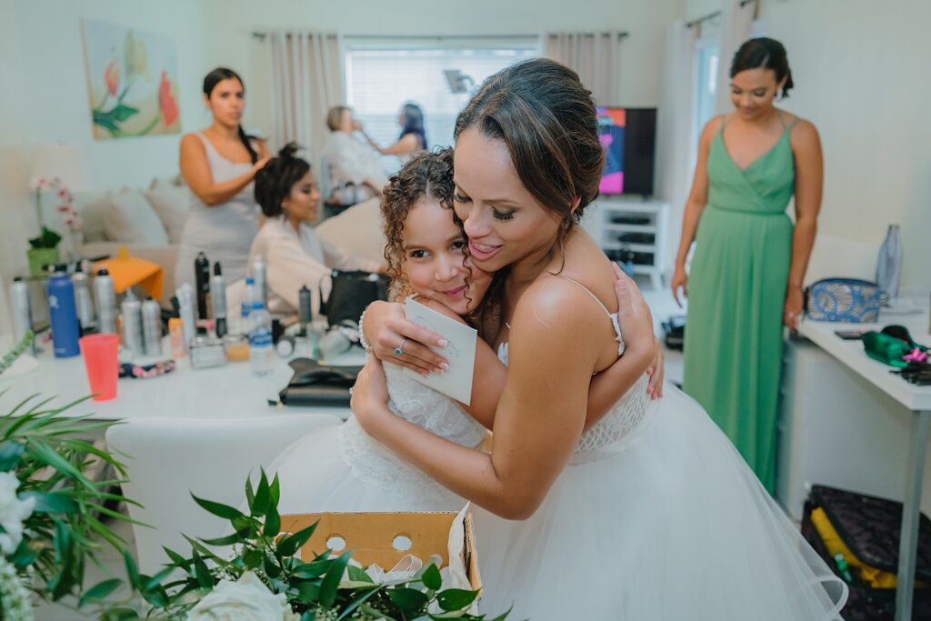 grand cayman wedding photographer bridesmaids getting ready