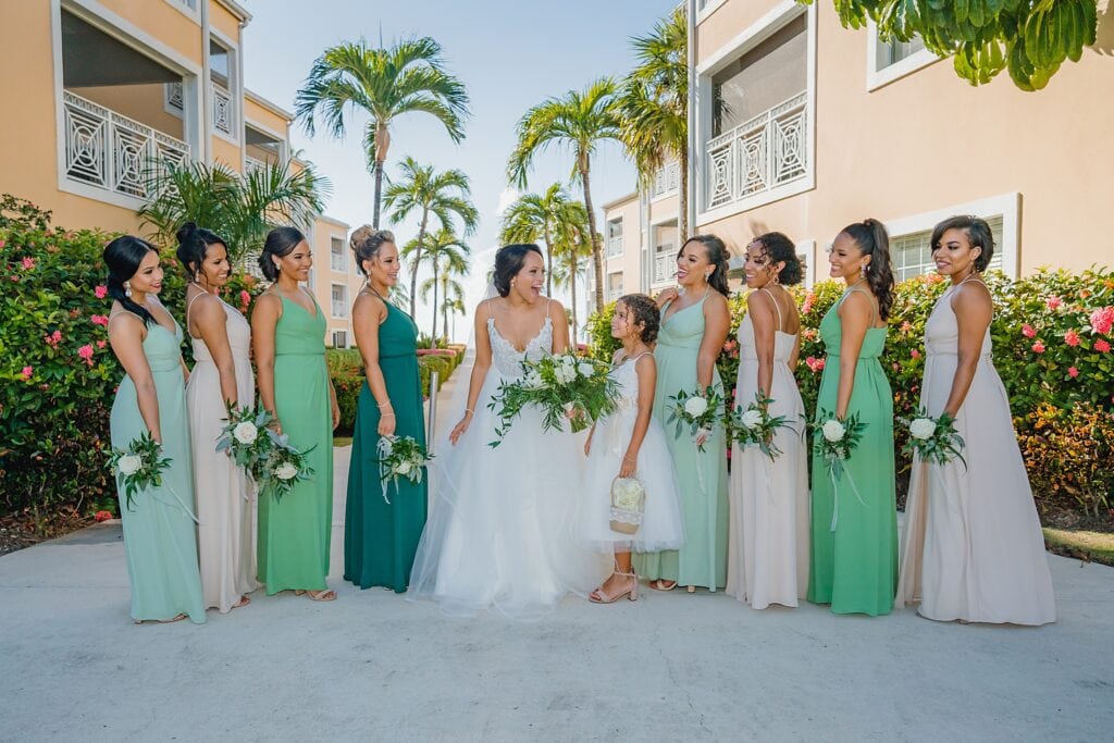 grand cayman wedding photographer bridesmaids