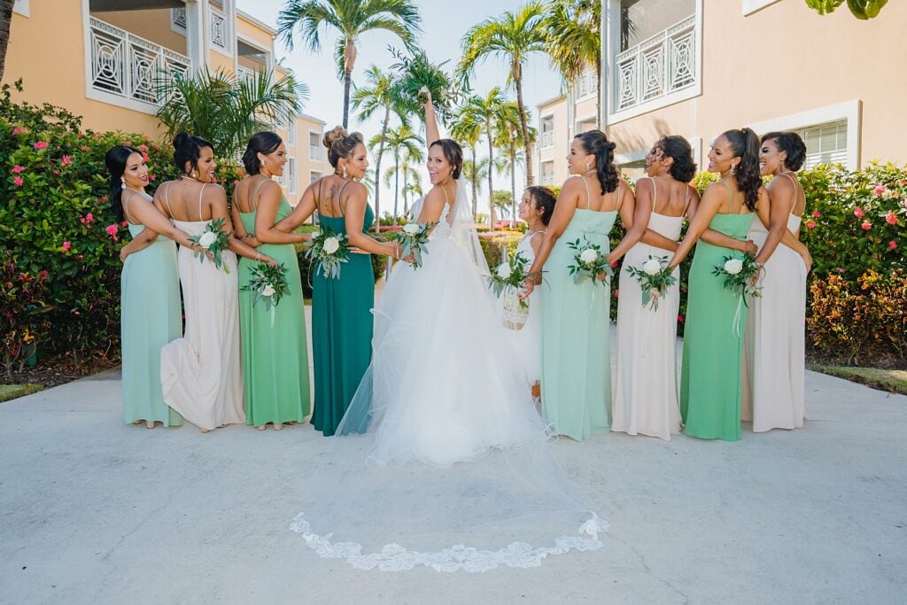 grand cayman wedding photographer bridesmaids