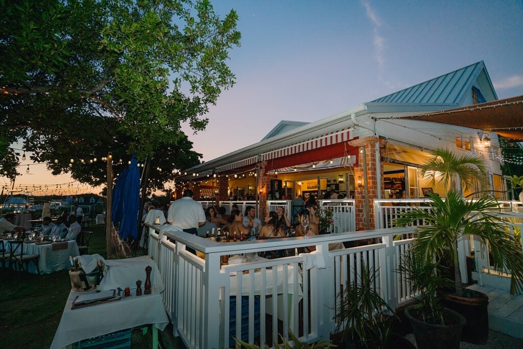 grand cayman wedding photographer reception sunset morgans