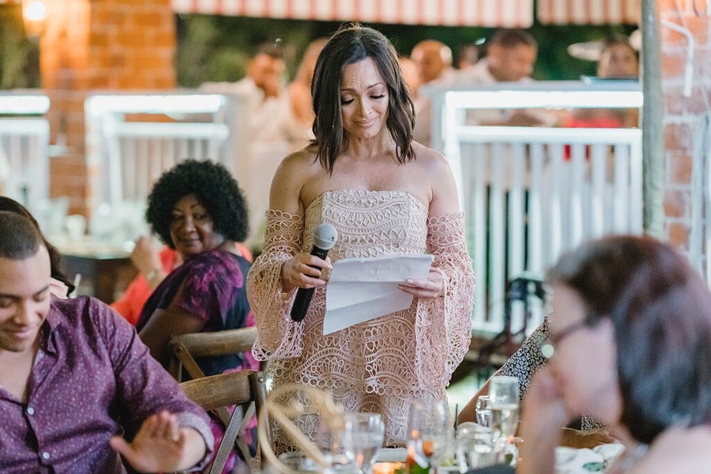 grand cayman wedding photographer reception speeches morgans