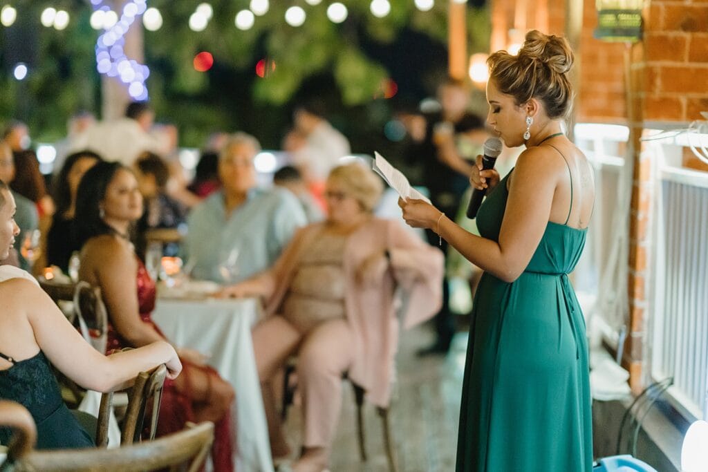 grand cayman wedding photographer reception speeches morgans