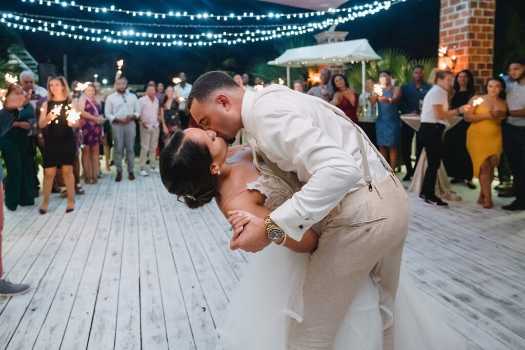 grand cayman wedding photographer reception morgans bouquet toss