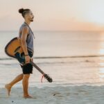 Guitarist Portrait Beach Photography Grand Cayman