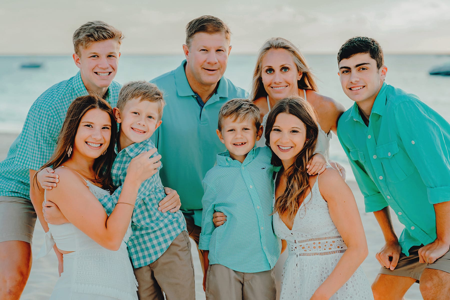 Happy Cute Family Beach Photography Grand Cayman Islands