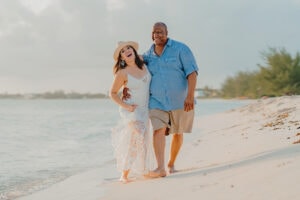 grand cayman engagement beach couple photographer