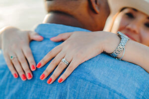 grand cayman engagement beach couple photographer