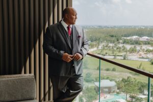 grand cayman wedding photographer groom getting ready kimpton seafire