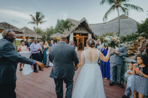 grand cayman wedding photographer reception pappagallo