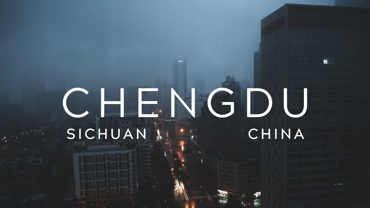 chengdu sichuan china hyperlapse timelapse film video