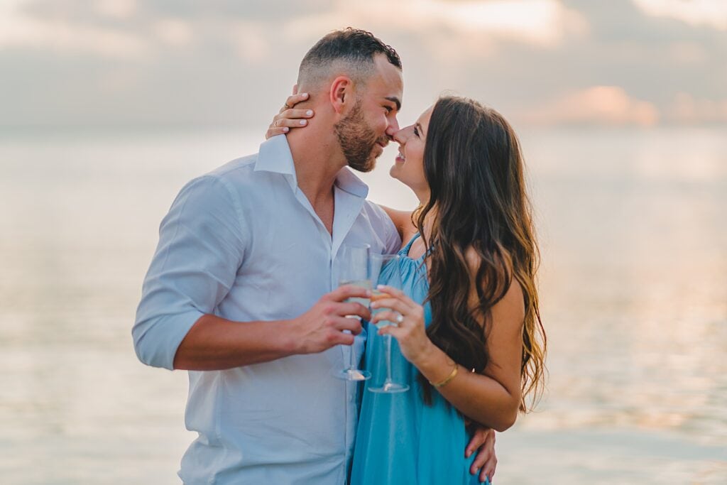 proposal engagement photography star fish point grand cayman