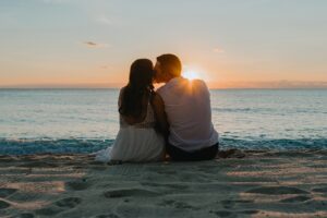 grand cayman couple portrait engagement beach photographer