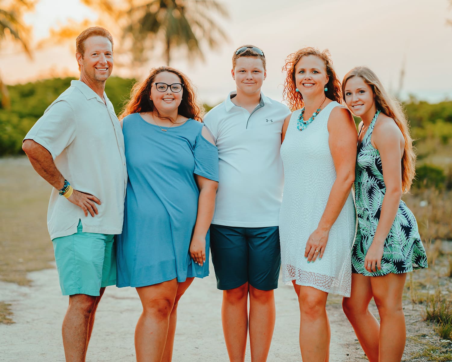 grand cayman islands family photography star fish point sunset golden hour