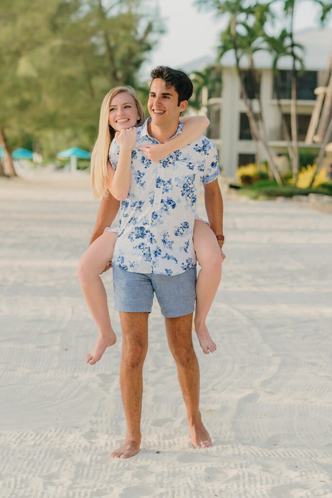 grand cayman graduation couple family beach photography