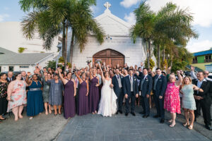 grand cayman wedding photography ceremony st ignatius church