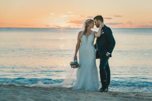 grand cayman wedding photography sunset governors beach