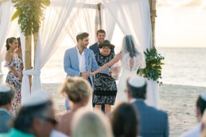 grand cayman kimpton seafire jewish wedding photography beach ceremony