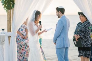 grand cayman kimpton seafire jewish wedding photography beach ceremony