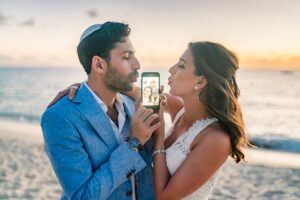 grand cayman kimpton seafire jewish wedding photography bride groom sunset