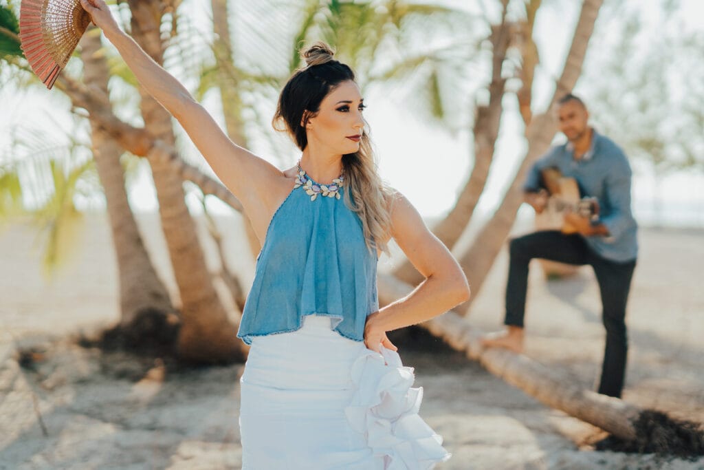 grand cayman lifestyle couple portrait photography guitarist flamenco