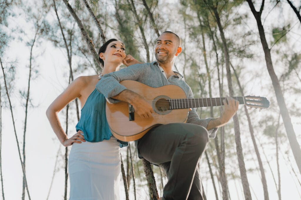 grand cayman lifestyle couple portrait photography guitarist flamenco