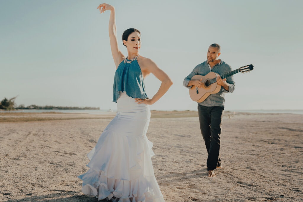 grand cayman lifestyle couple portrait photography guitarist flamenco