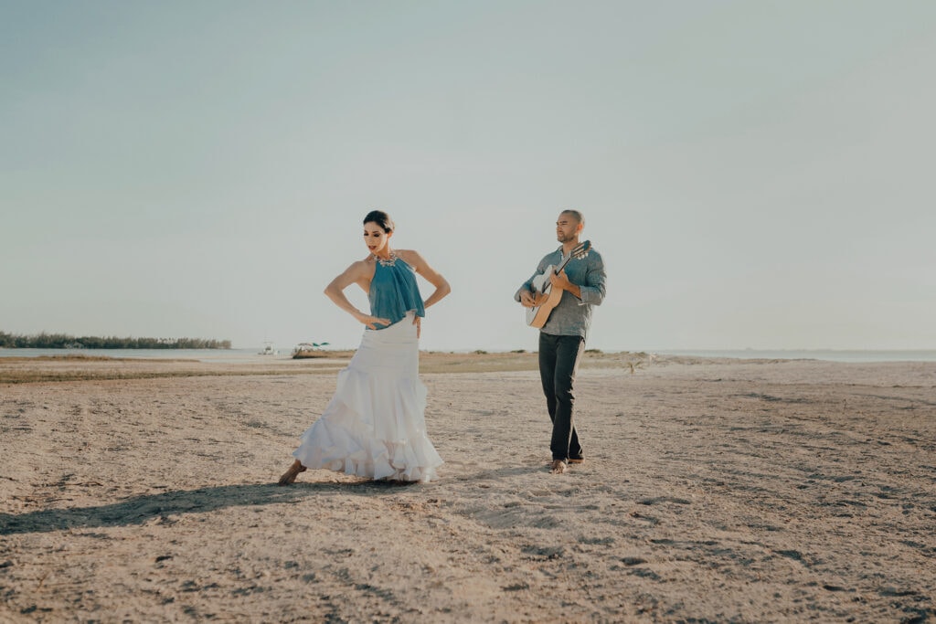 grand cayman lifestyle couple portrait photography guitarist flamenco