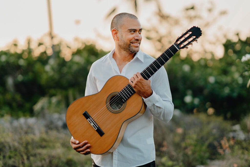 grand cayman lifestyle couple portrait photography guitarist flamenco