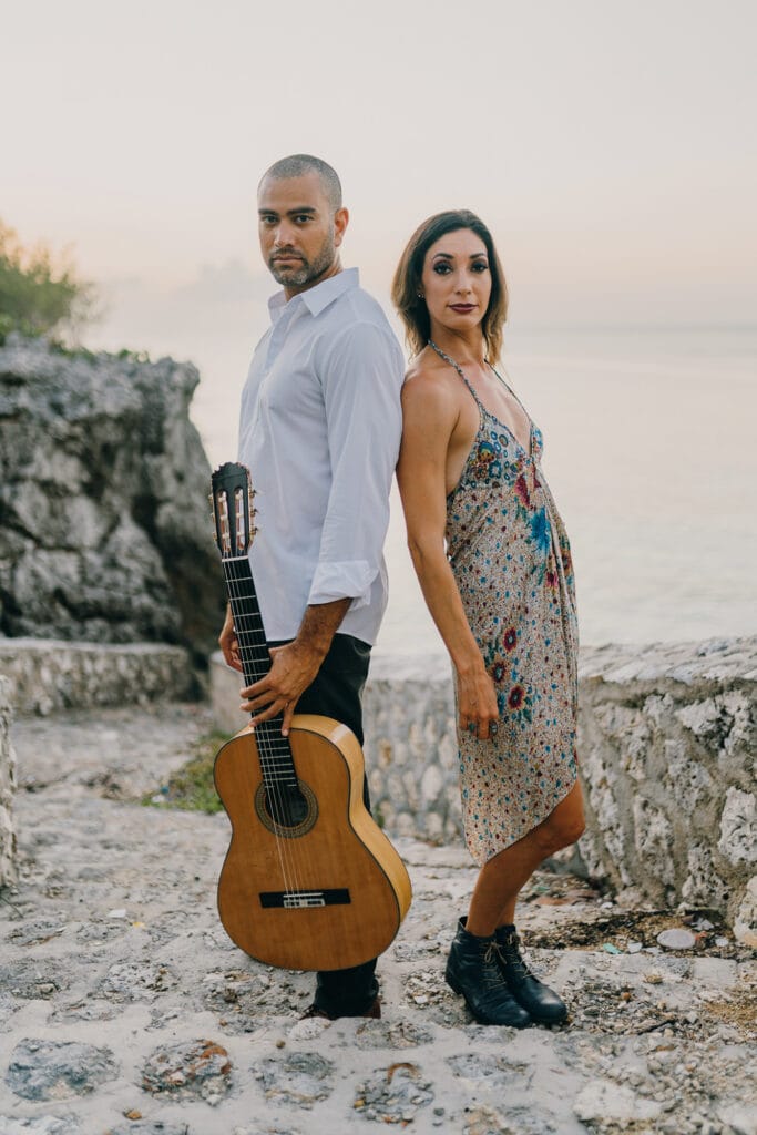 grand cayman lifestyle couple portrait photography guitarist flamenco