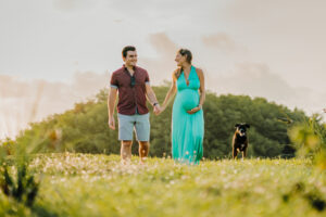 grand cayman maternity family dog photography