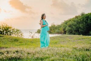 grand cayman maternity family dog photography