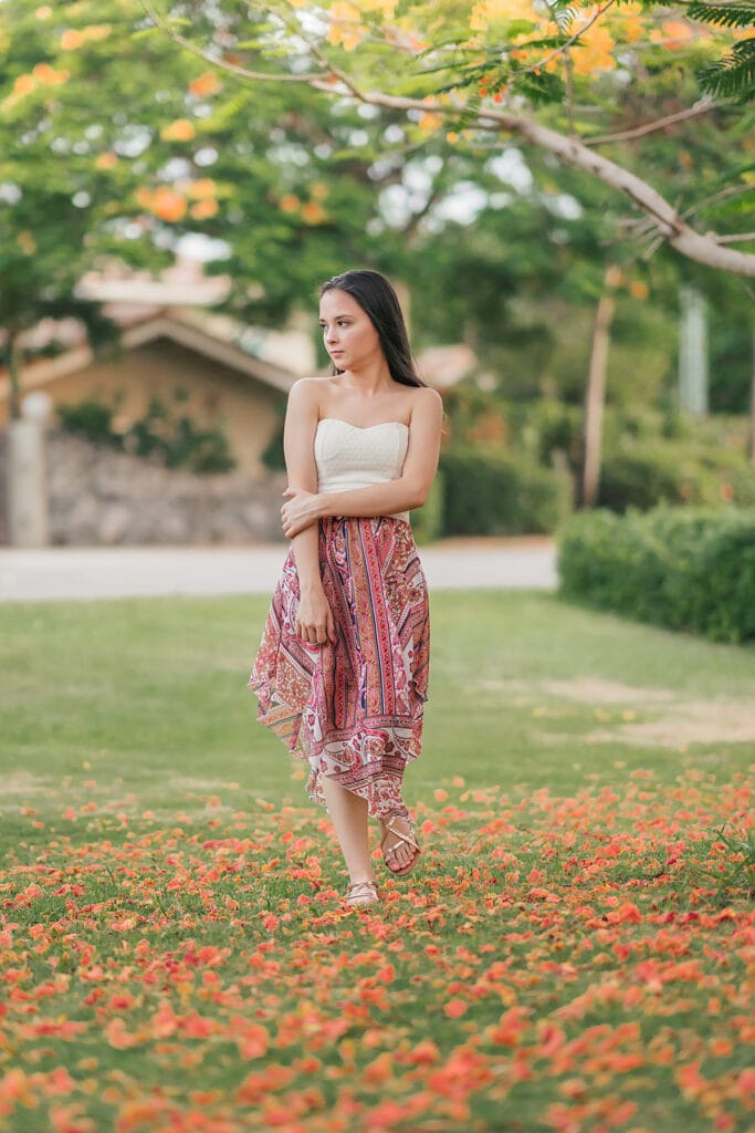 grand cayman photographer poinciana girl model portrait photography