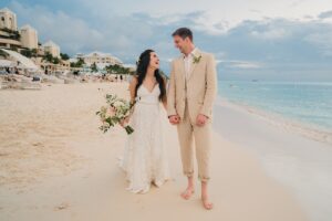 grand cayman islands wedding ritz carlton photography beach sunset bride and groom