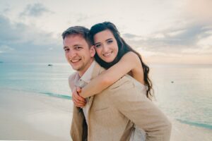 grand cayman islands wedding ritz carlton photography beach sunset bride and groom