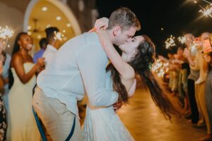 grand cayman islands wedding ritz carlton photography sparkler send off