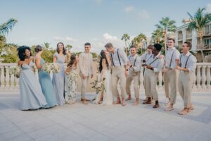 grand cayman islands wedding ritz carlton photography bridesmaids groomsmen