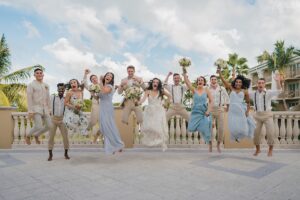 grand cayman islands wedding ritz carlton photography bridesmaids groomsmen