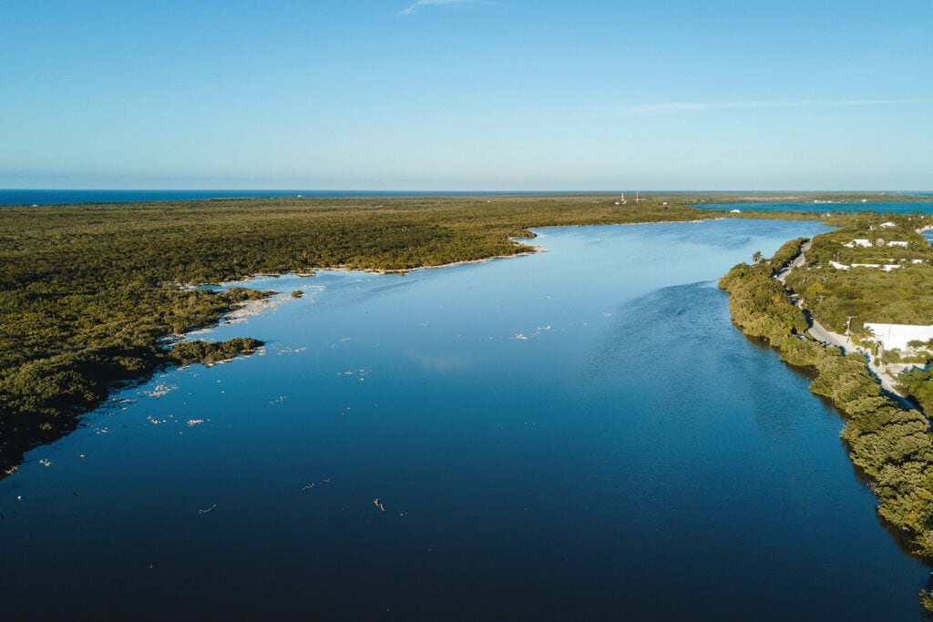 little cayman booby bay drone photography