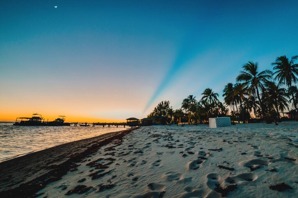 little cayman sunset beach landscape photography