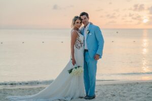 grand cayman westin seven mile beach wedding photography sunset