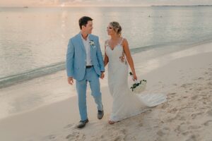 grand cayman westin seven mile beach wedding photography sunset