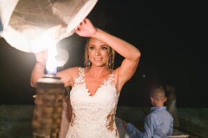 grand cayman westin seven mile beach wedding photography lantern release