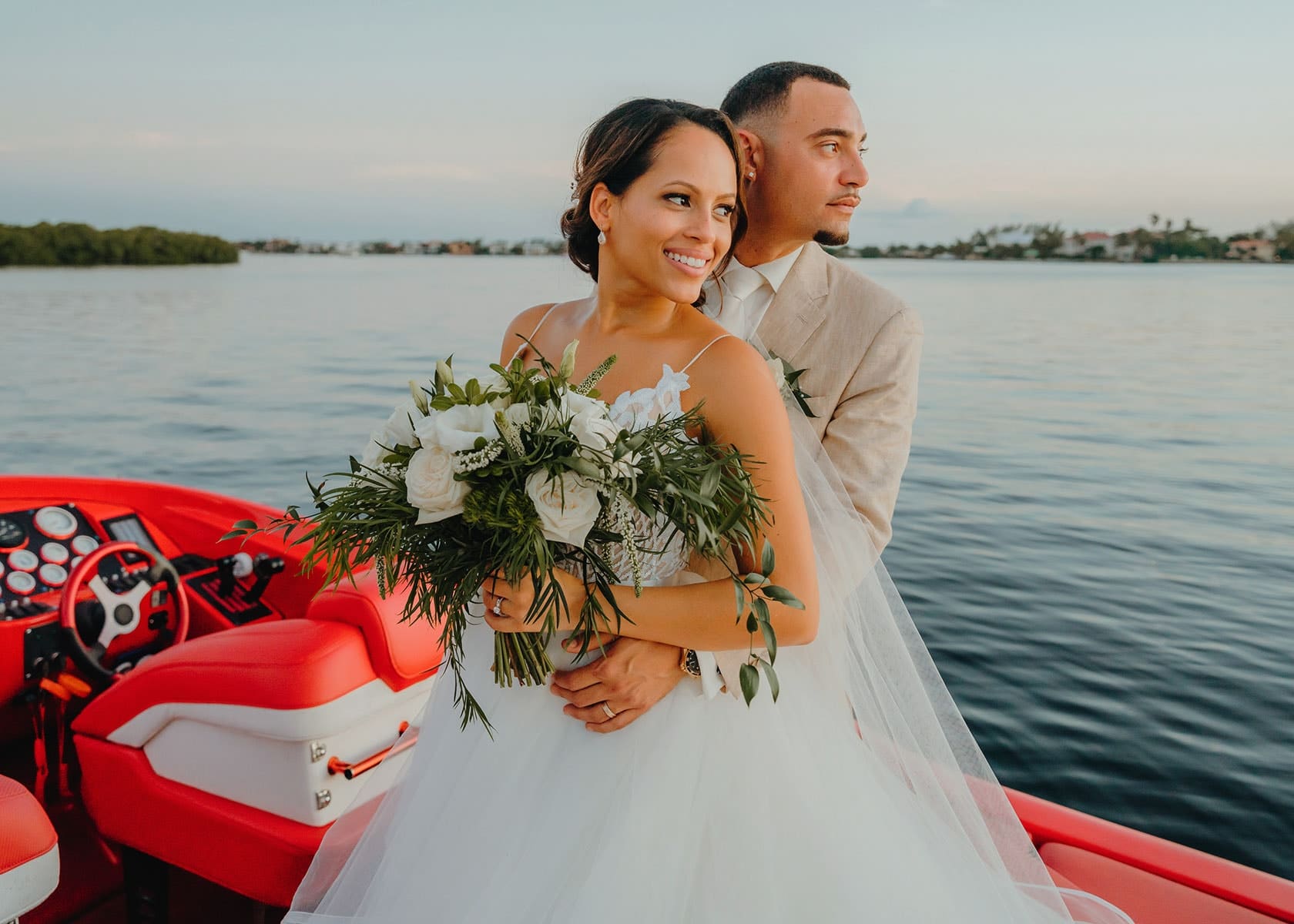 grand cayman islands wedding photographer morgans boat