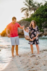 spotts beach grand cayman family maternity photography