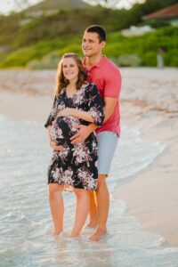 spotts beach grand cayman family maternity photography